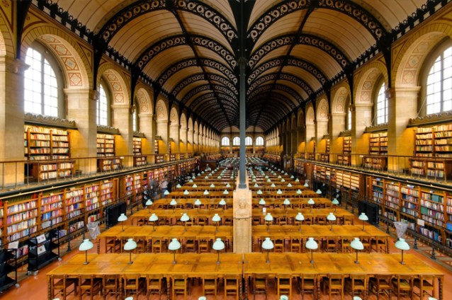 法國巴黎聖日內維耶圖書館Bibliothèque Sainte-Geneviève不可思議！世界上最美的圖書館4.jpg
